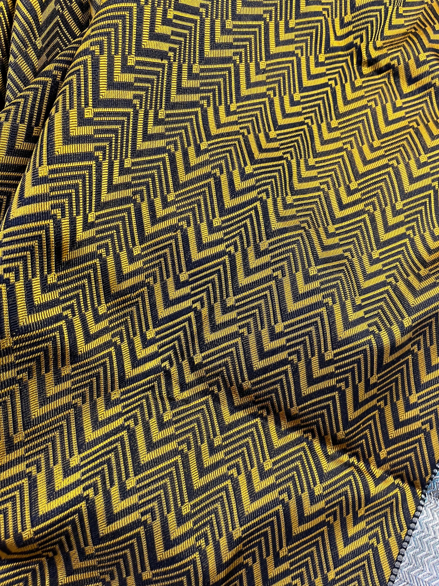 BLACK AND YELLOW SILK PURE HANDLOOM DO RUKHI BANARASI SAREE