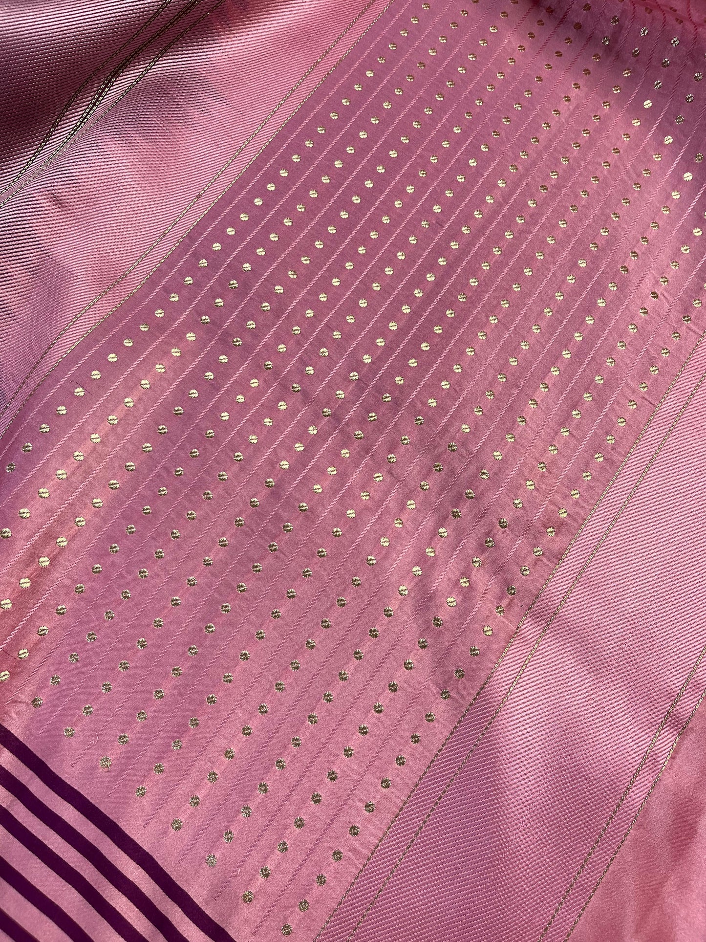 WINE SATIN SILK PURE HANDLOOM BANARASI SAREE