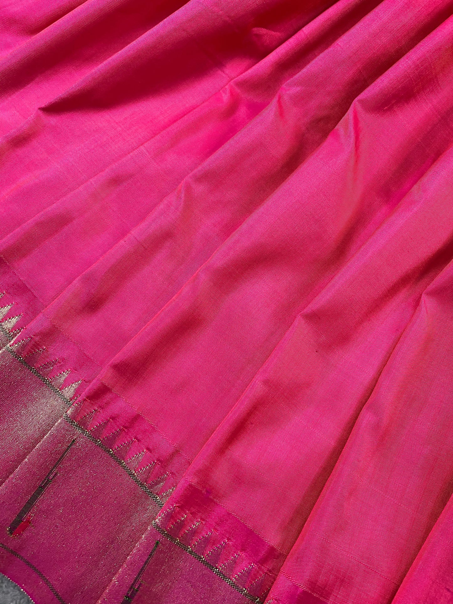PINK SILK PURE HANDLOOM PAITHANI SAREE