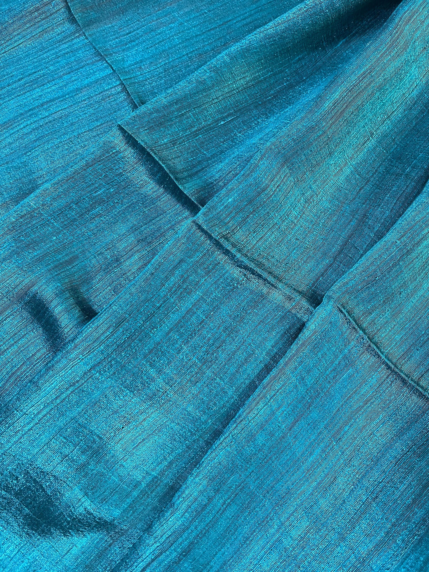 BLUE MATKA SILK PURE HANDLOOM MATKA SAREE
