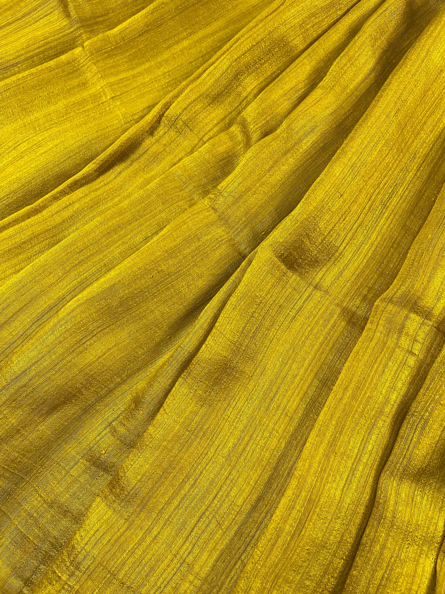 YELLOW MATKA SILK PURE HANDLOOM MATKA SAREE