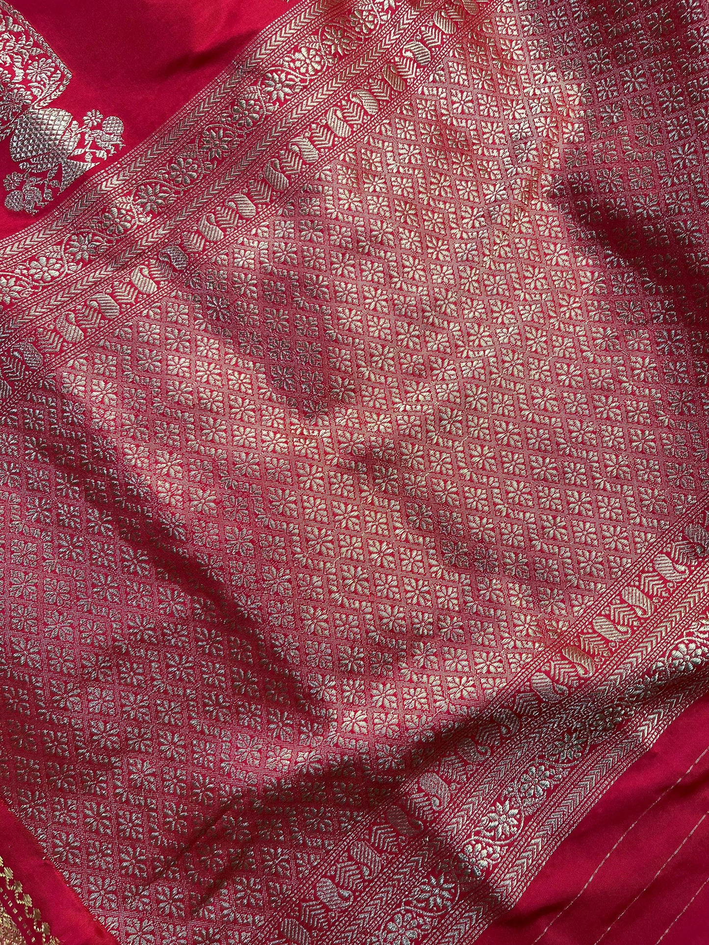 RED SILK PURE HANDLOOM PAITHANI SAREE