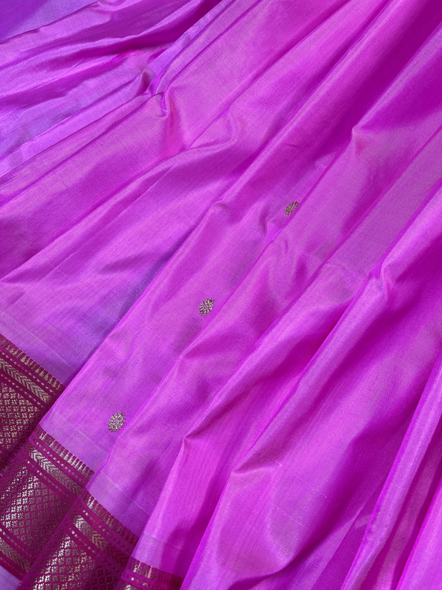 PINK SILK PURE HANDLOOM PAITHANI SAREE