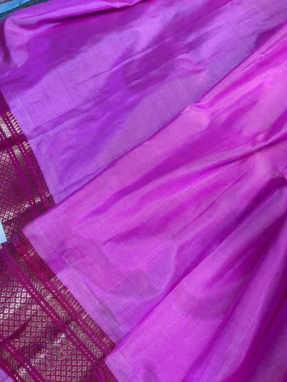 PINK SILK PURE HANDLOOM PAITHANI SAREE