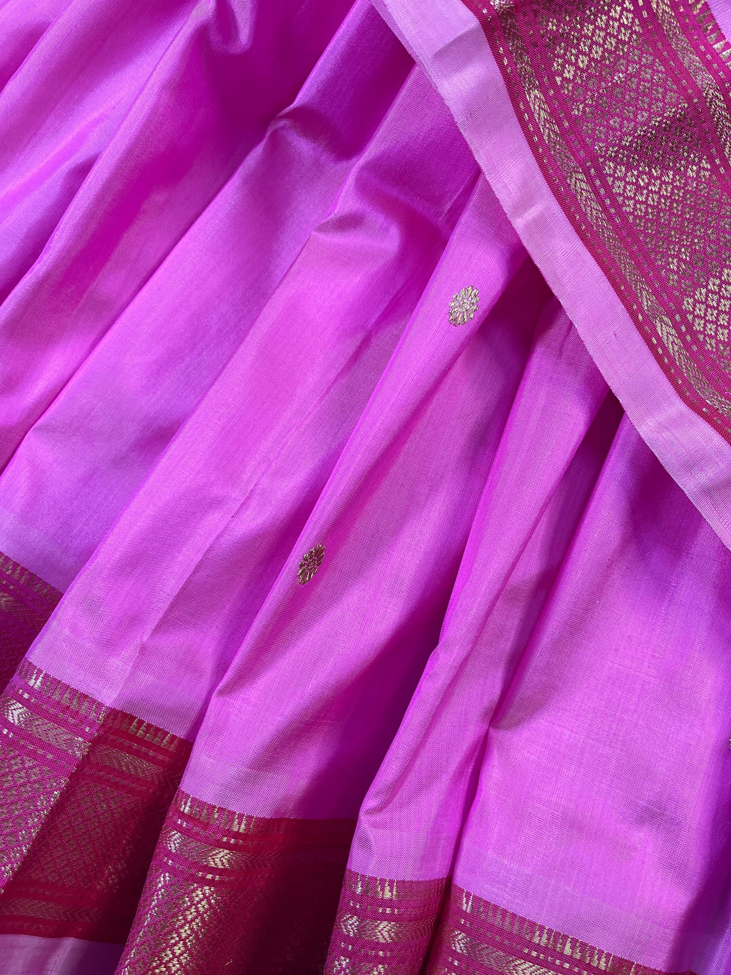 PINK SILK PURE HANDLOOM PAITHANI SAREE
