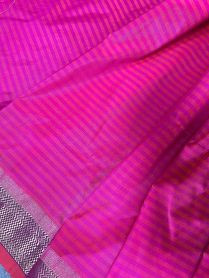 PINK SILK PURE HANDLOOM PAITHANI SAREE