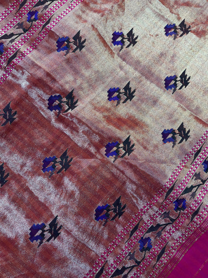 PINK SILK PURE HANDLOOM PAITHANI SAREE