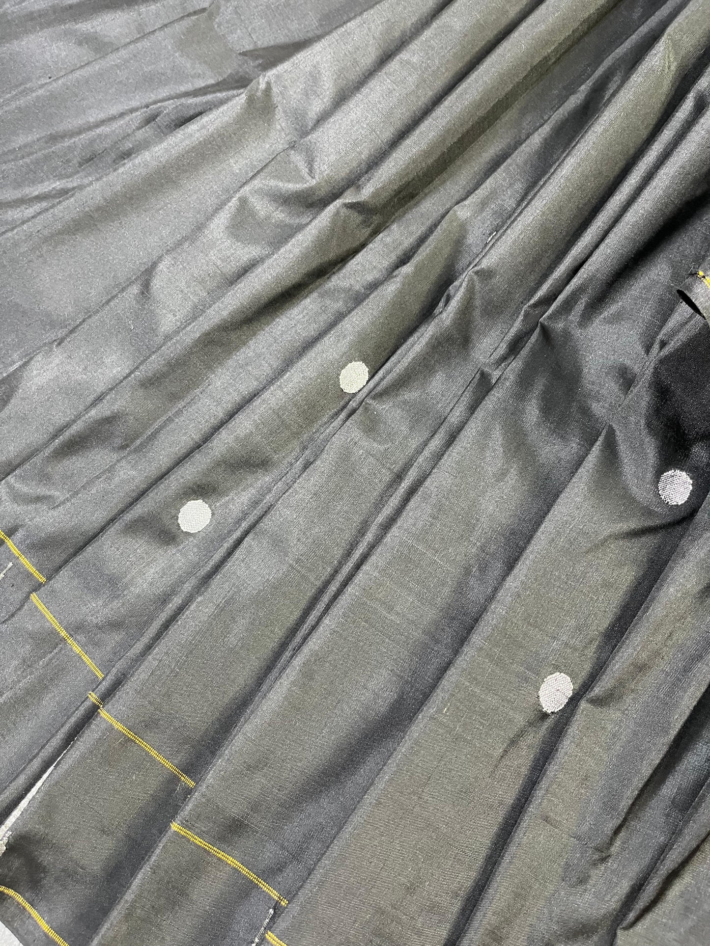 BLACK SILK PURE HANDLOOM PAITHANI SAREE