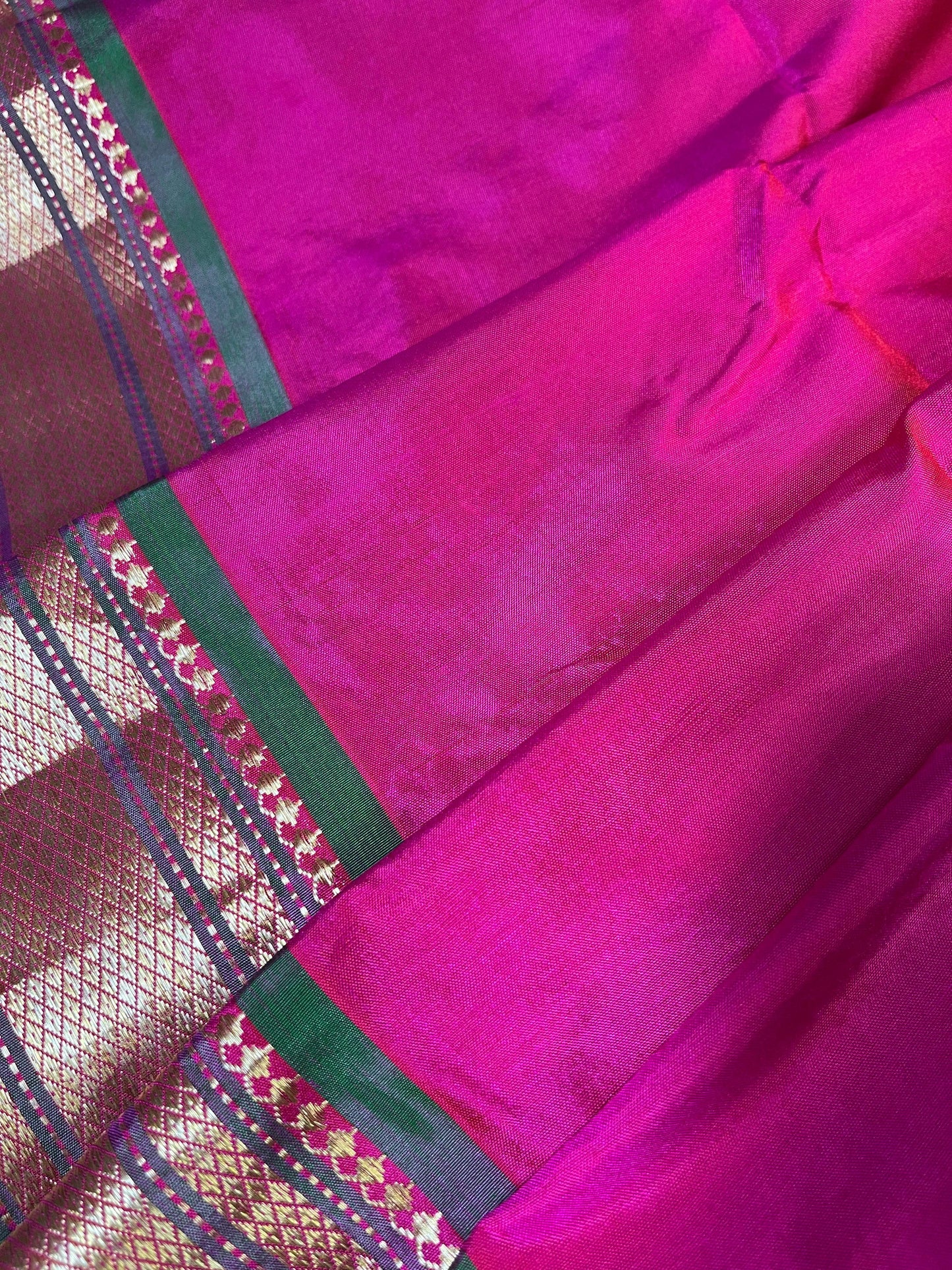 PINK SILK PURE HANDLOOM PAITHANI SAREE