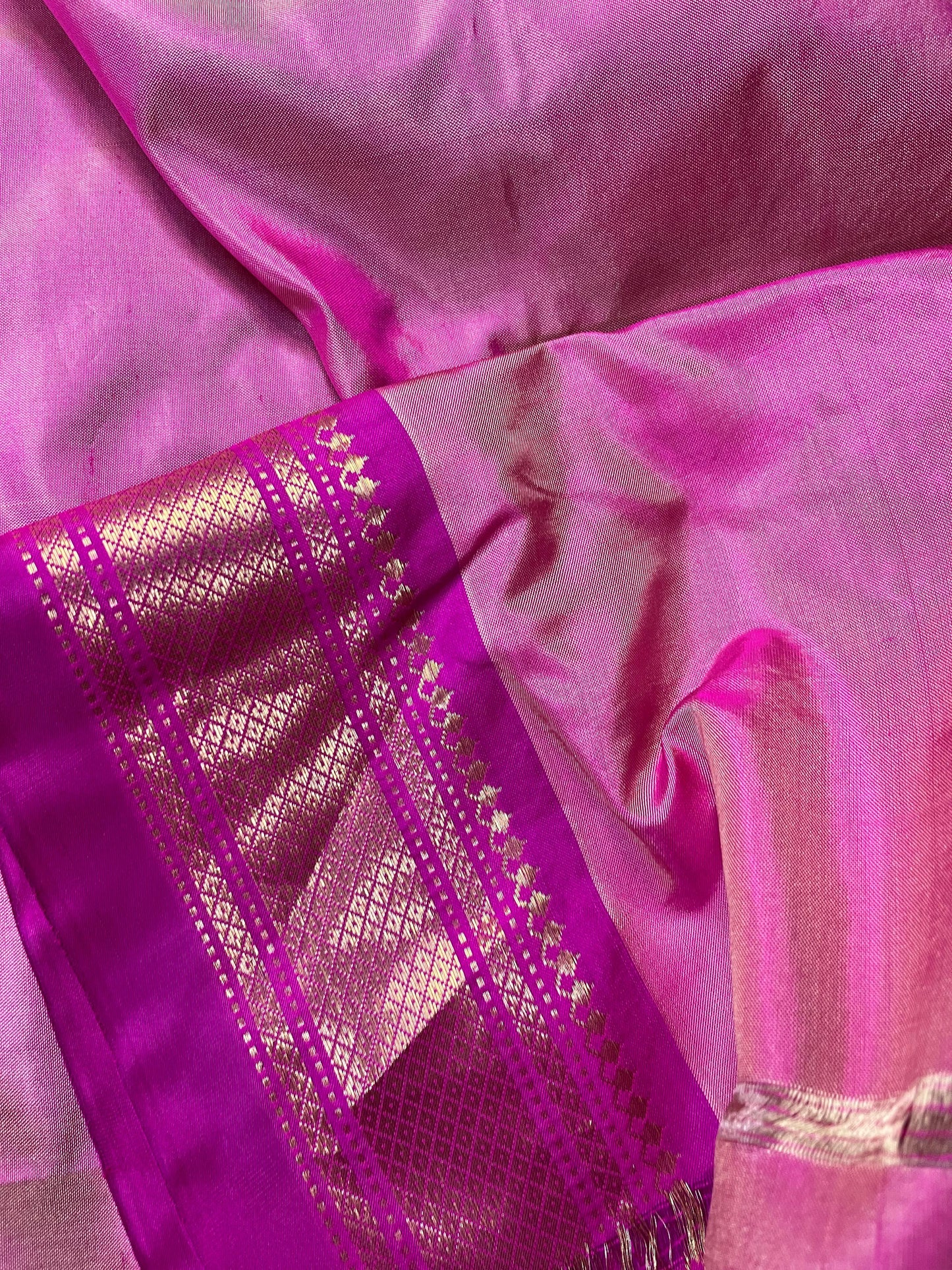 PINK SILK PURE HANDLOOM PAITHANI SAREE