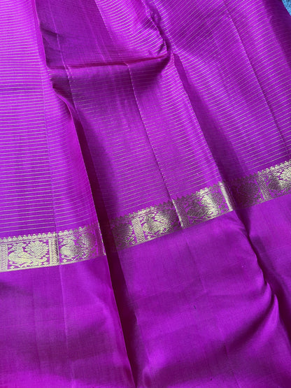 MUBBAGAM SILK PURE HANDLOOM KANJIVARAM SAREE
