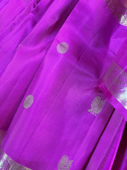 MUBBAGAM SILK PURE HANDLOOM KANJIVARAM SAREE