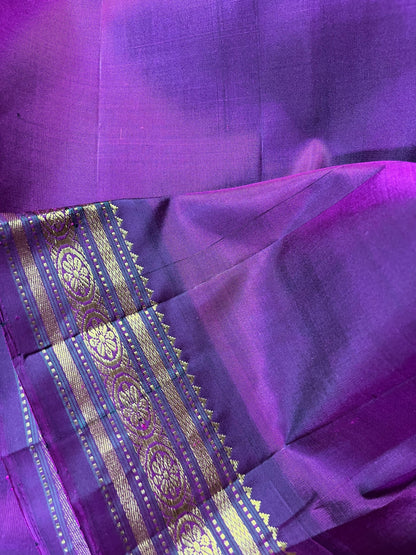 COLOURFUL SILK PURE HANDLOOM KANJIVARAM SAREE
