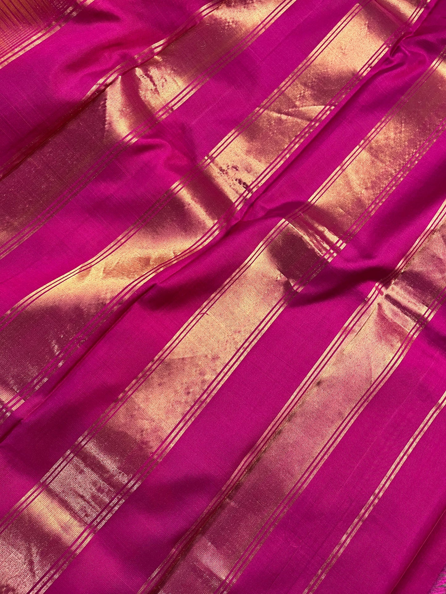 ORANGE SILK PURE HANDLOOM KANJIVARAM SAREE