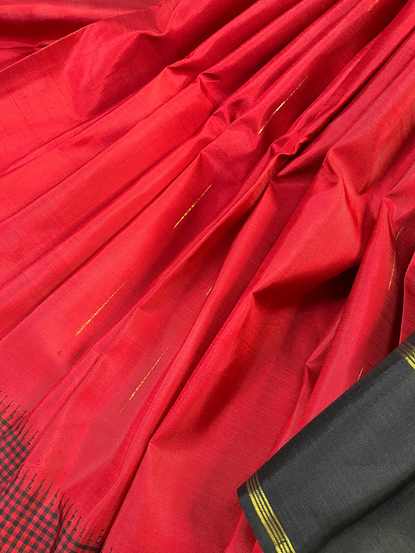 RED SILK PURE HANDLOOM KANJIVARAM SAREE