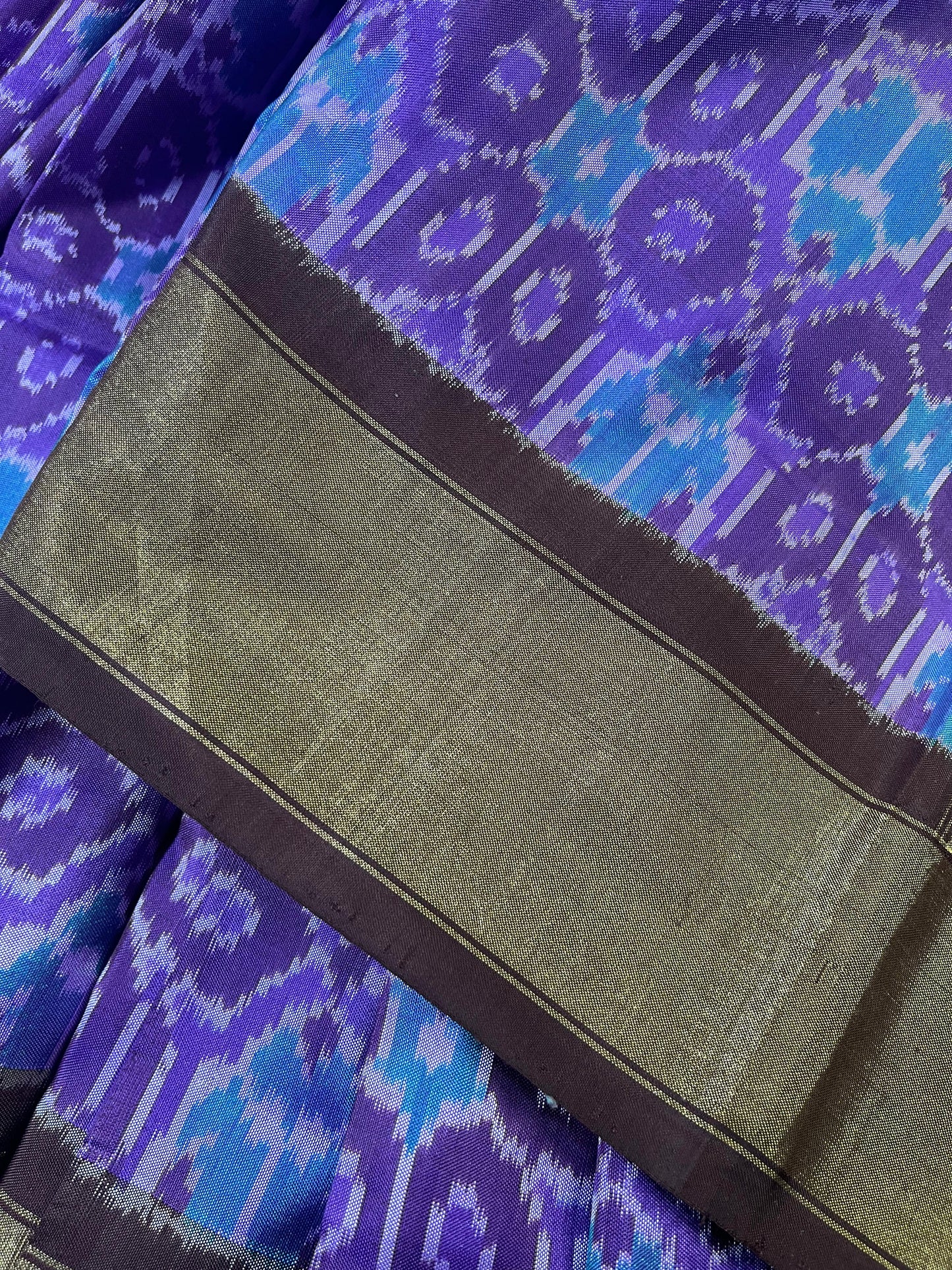 LILAC SILK PURE HANDLOOM IKKAT SAREE