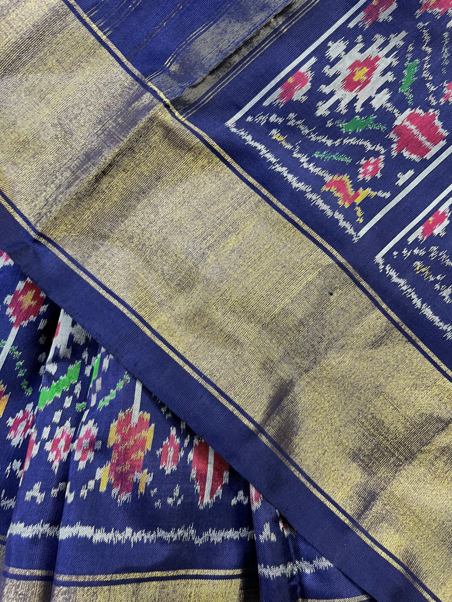 REDDISH PINK SILK PURE HANDLOOM IKKAT SAREE