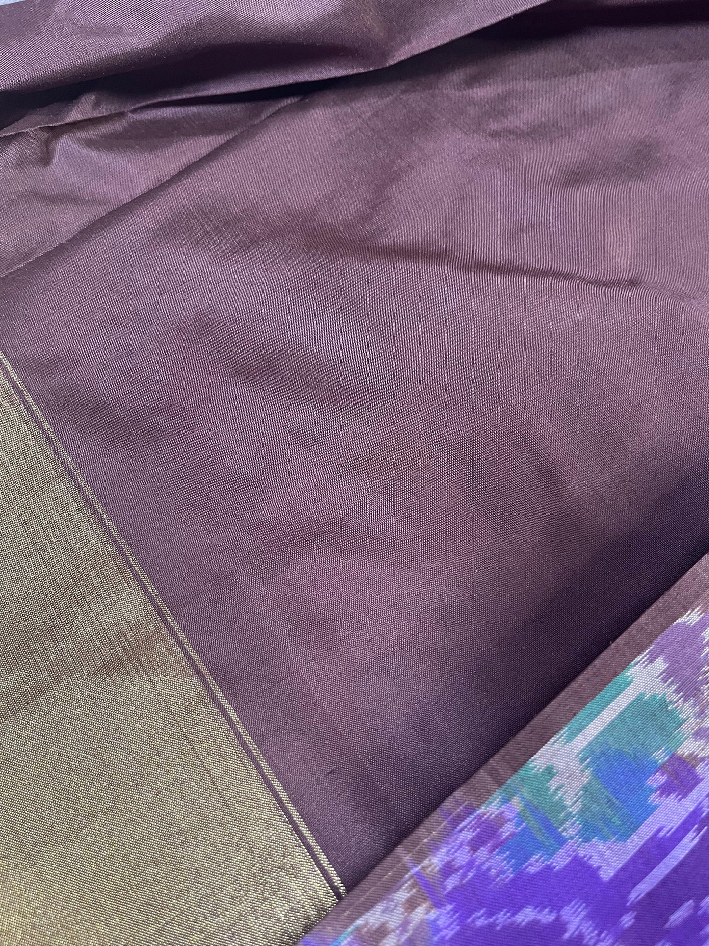 LILAC SILK PURE HANDLOOM IKKAT SAREE