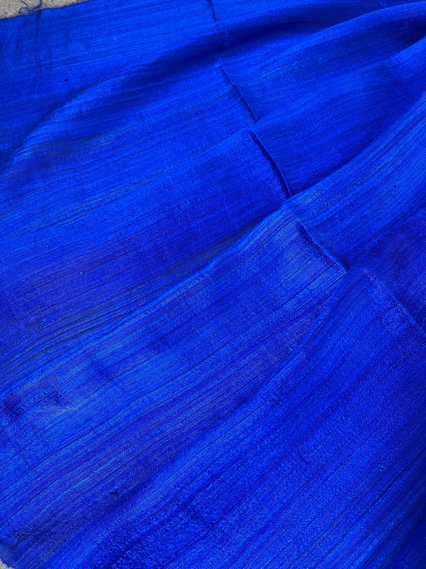 ROYAL BLUE PURE HANDLOOM MATKA SAREE