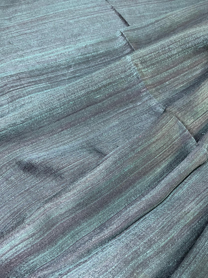 TEAL GREEN PURE HANDLOOM MATKA SAREE