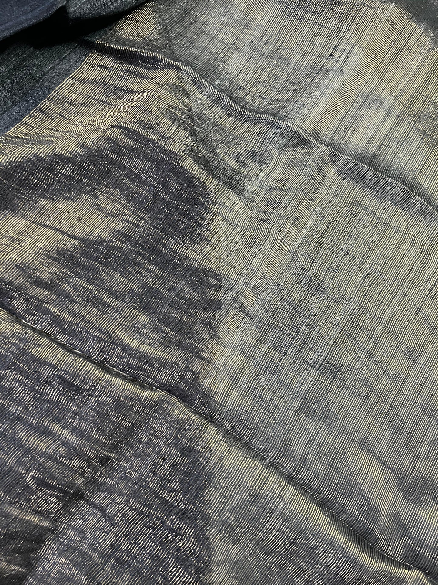 BLACK PURE HANDLOOM MATKA SAREE