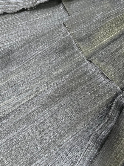 BLACK PURE HANDLOOM MATKA SAREE