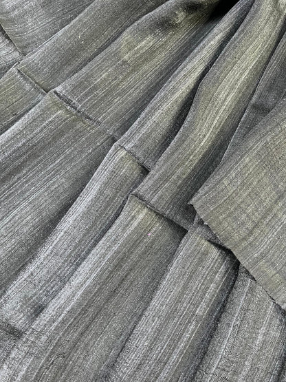 BLACK PURE HANDLOOM MATKA SAREE