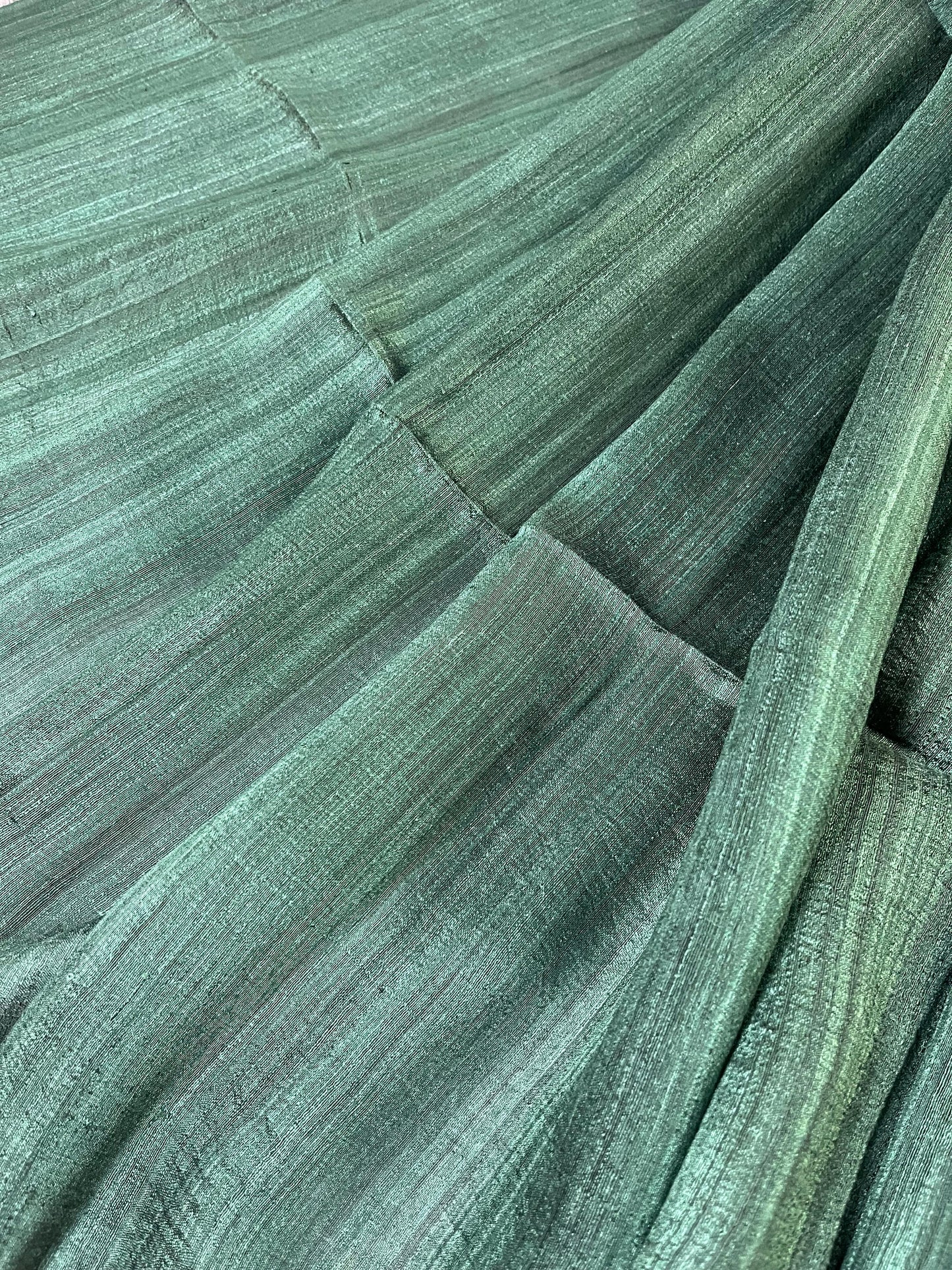 GREEN PURE HANDLOOM MATKA SAREE