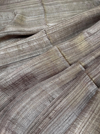 MOCHA BROWN PURE HANDLOOM MATKA SAREE