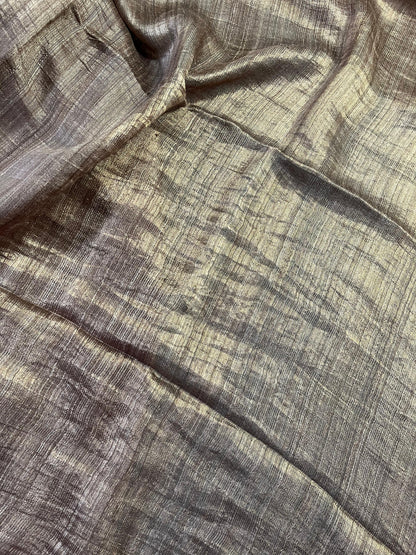 MOCHA BROWN PURE HANDLOOM MATKA SAREE