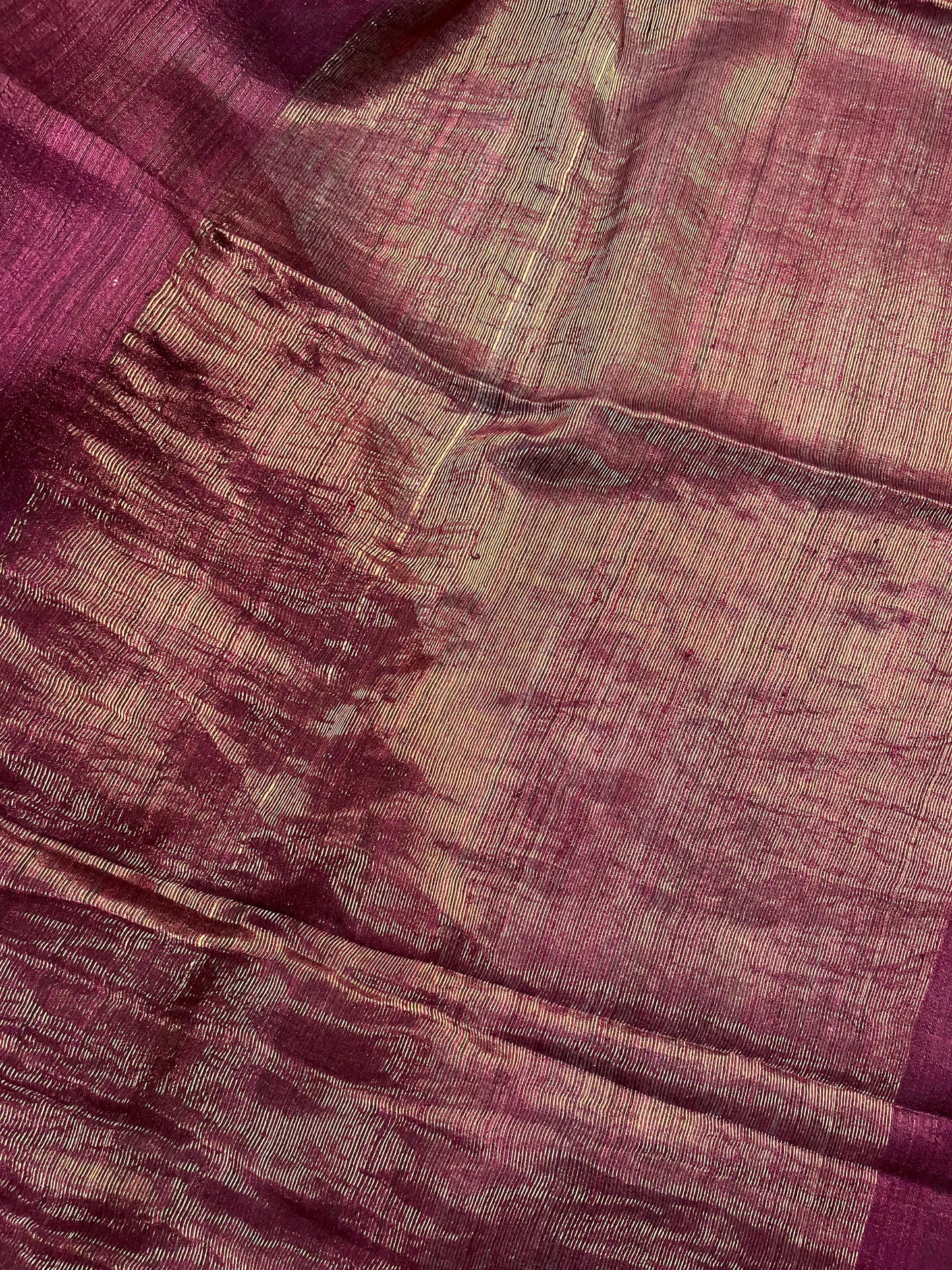 WINE PURE HANDLOOM MATKA SAREE