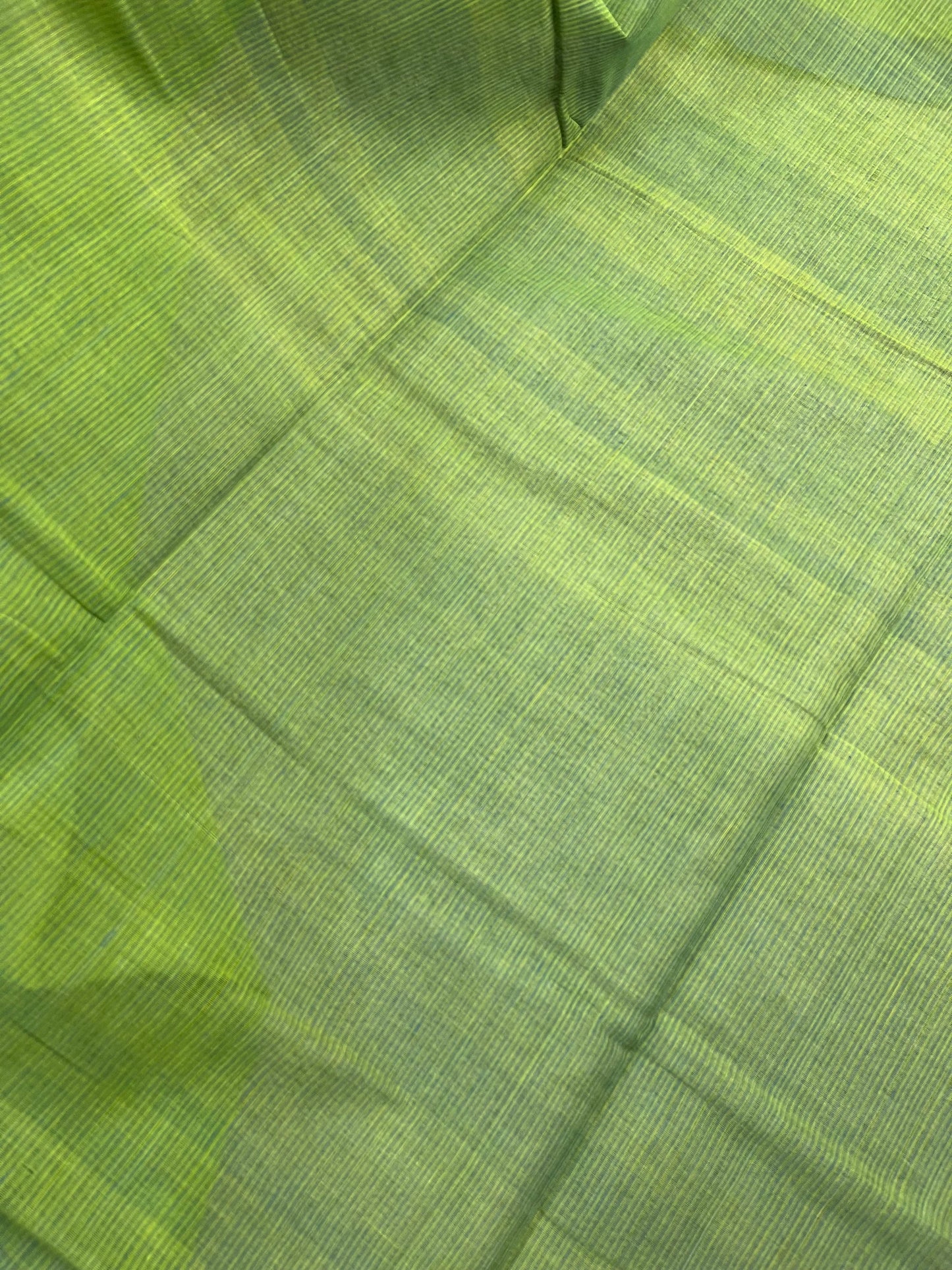 GREEN PURE HANDLOOM PONDRU KHADI SAREE