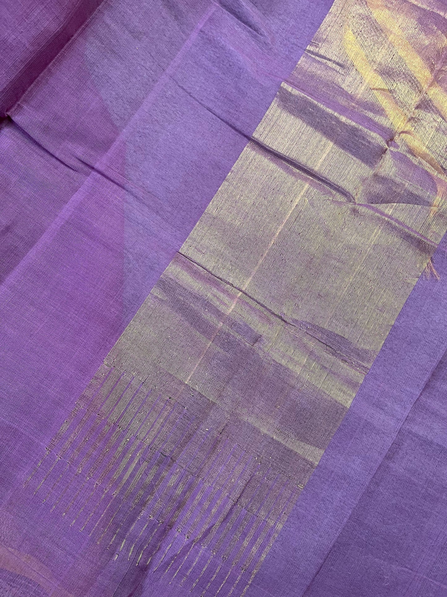 PLUM PURE HANDLOOM PONDRU KHADI SAREE