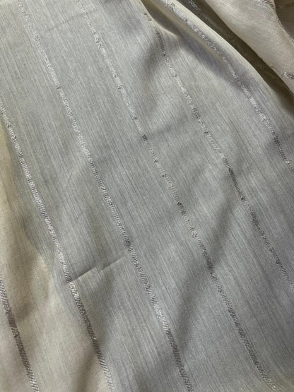 IVORY MUNGA PURE HANDLOOM BANARASI SAREE