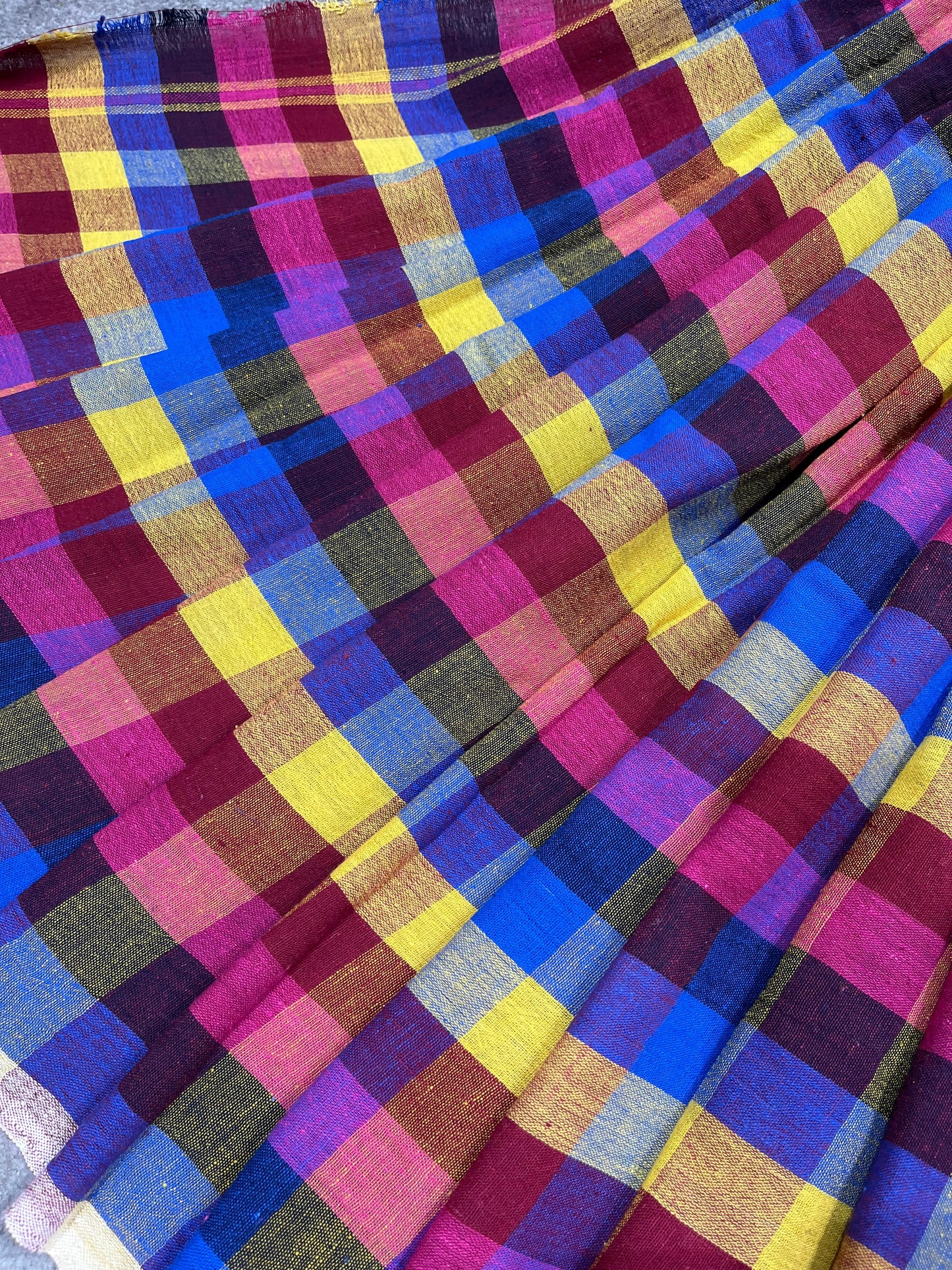 COLOUFUL KALA COTTON PURE HANDLOOM BHUJODI SAREE