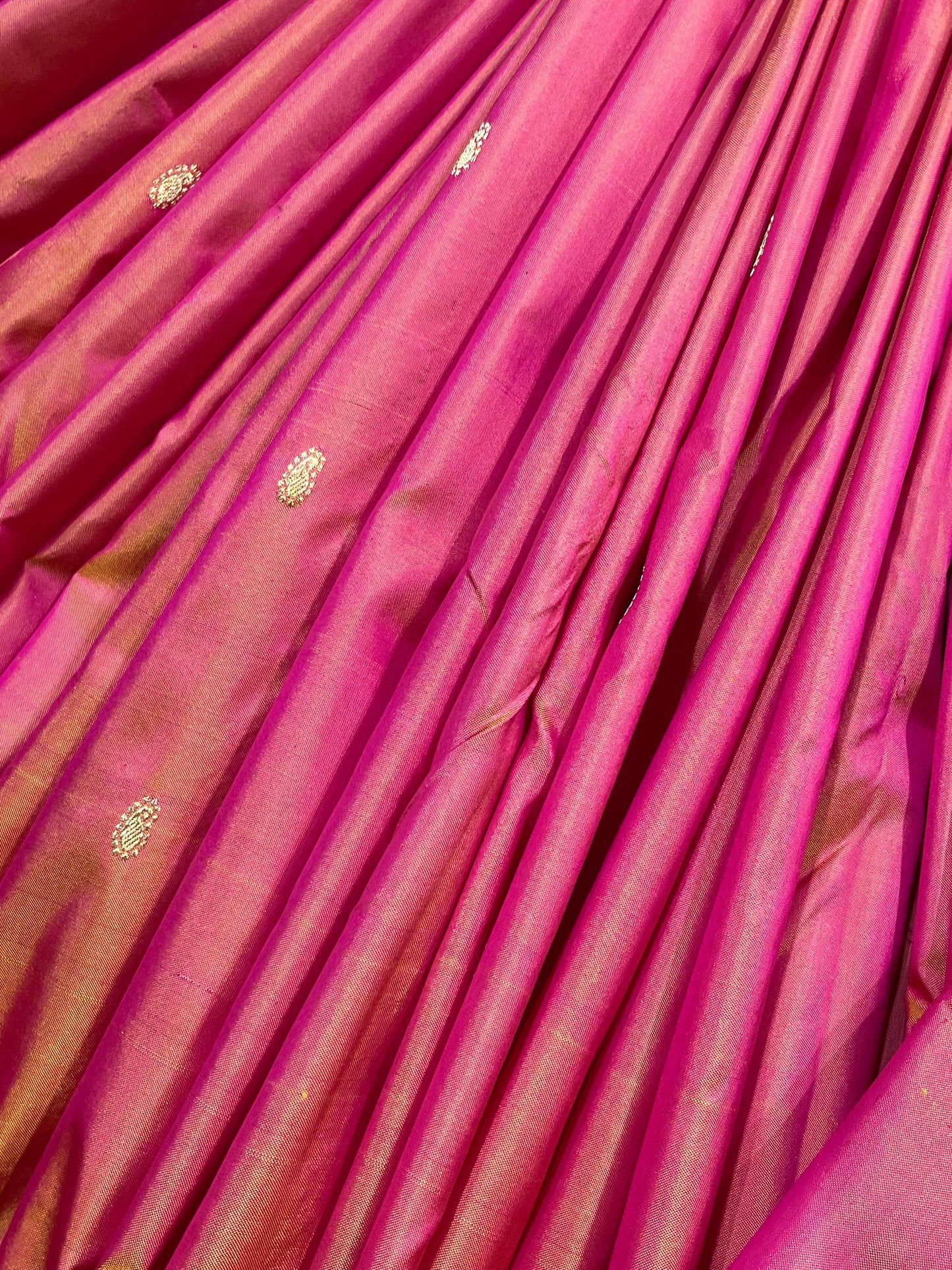 CORAL PINK SILK PURE HANDLOOM NAUVARI PAITHANI SAREE
