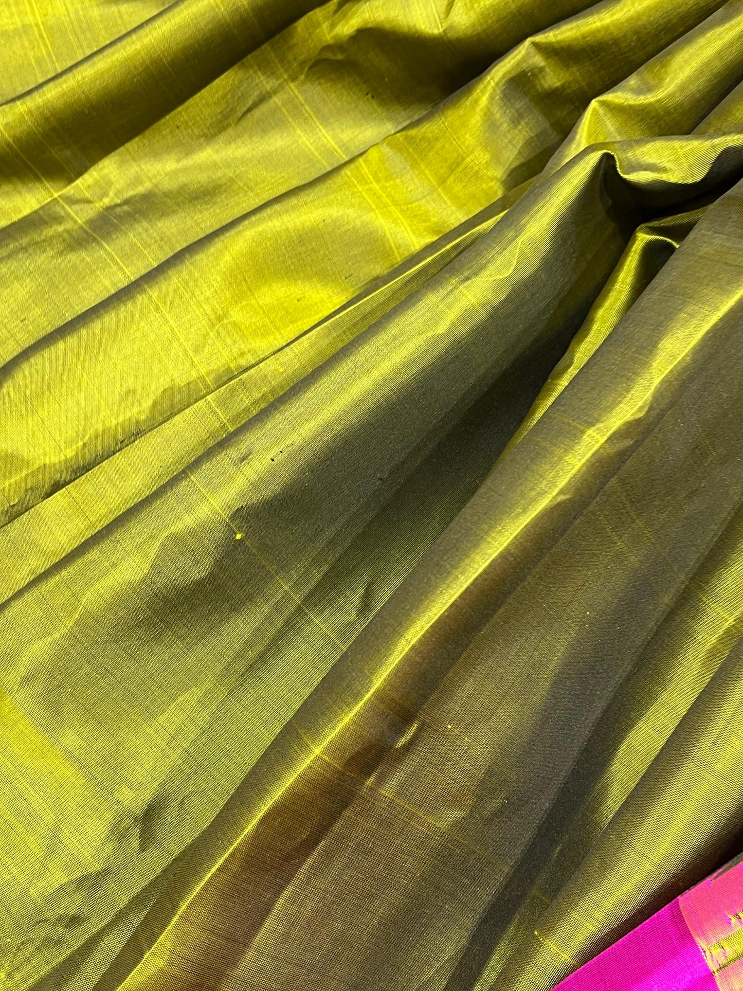 MEHENDI GREEN SILK PURE HANDLOOM GADWAL SAREE