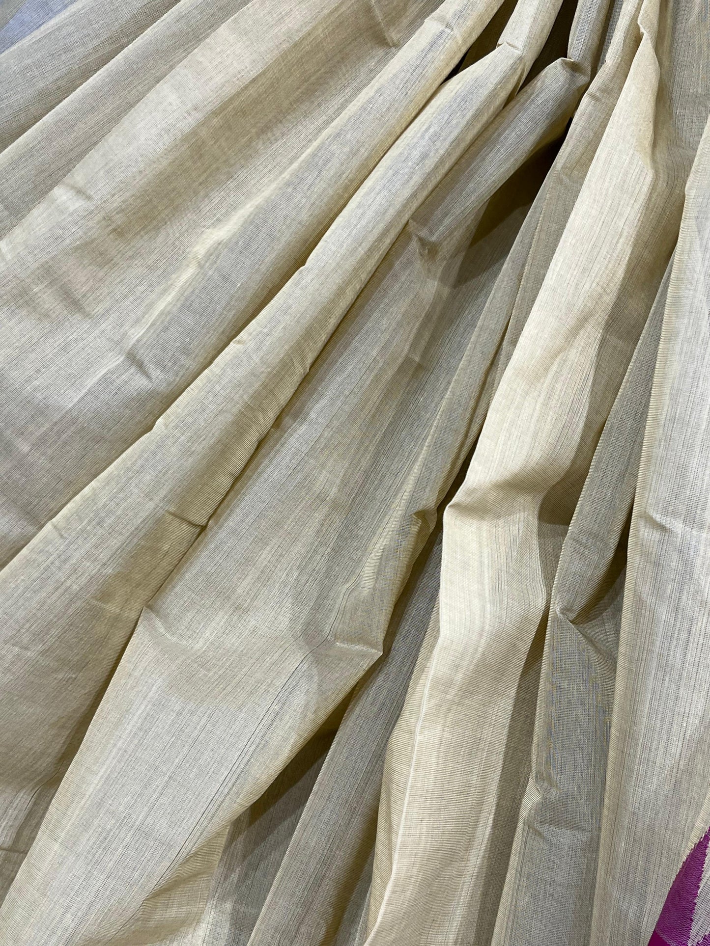 PASTEL YELLOW PURE HANDLOOM PONDRU KHADI SAREE