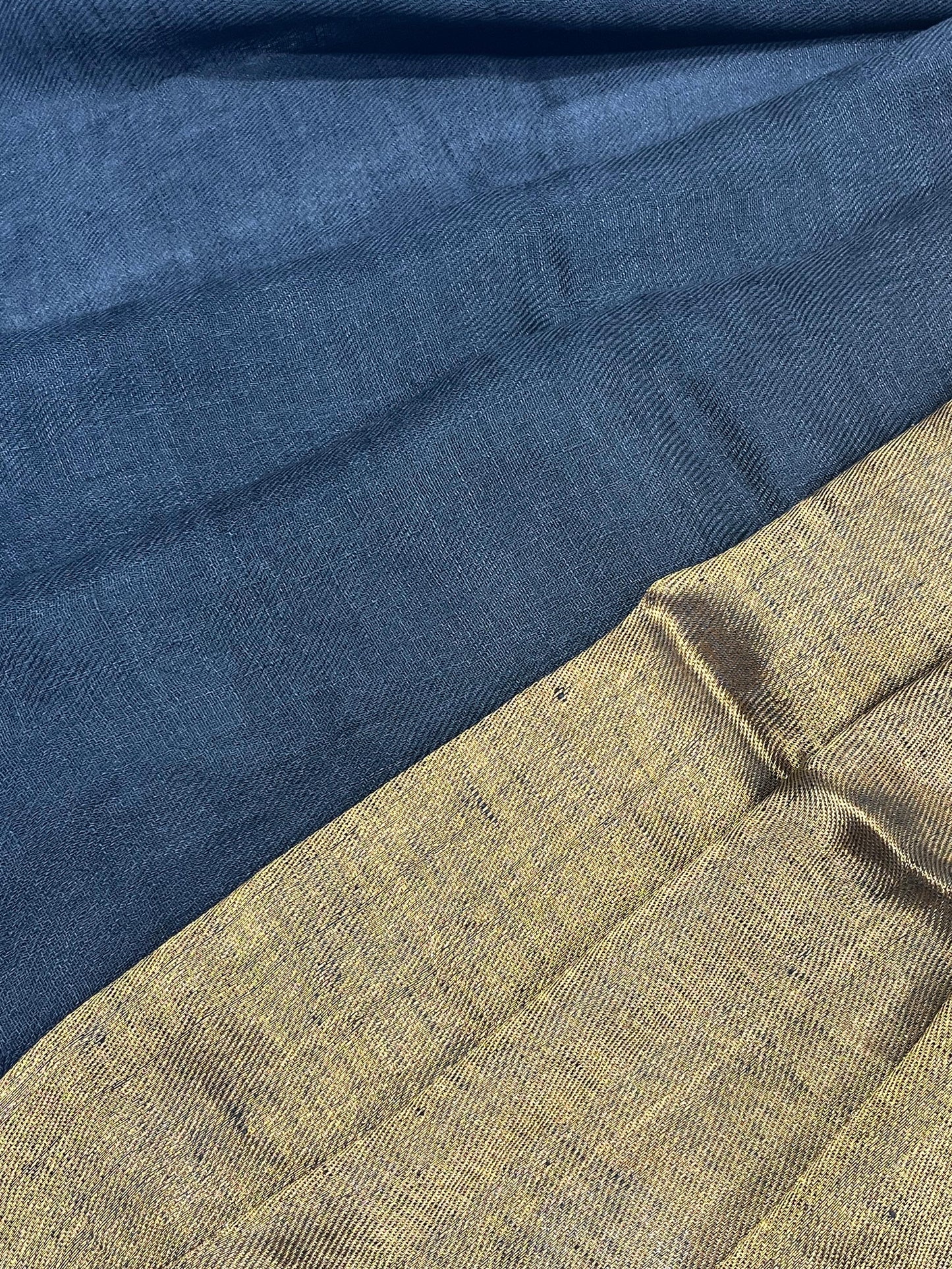 GOLD TWILL METALLIC PURE HANDLOOM LINE SAREE