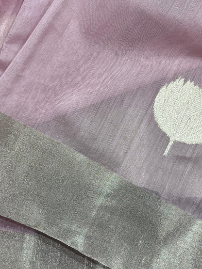 PINK COTTON PURE HANDLOOM CHANDERI SAREE