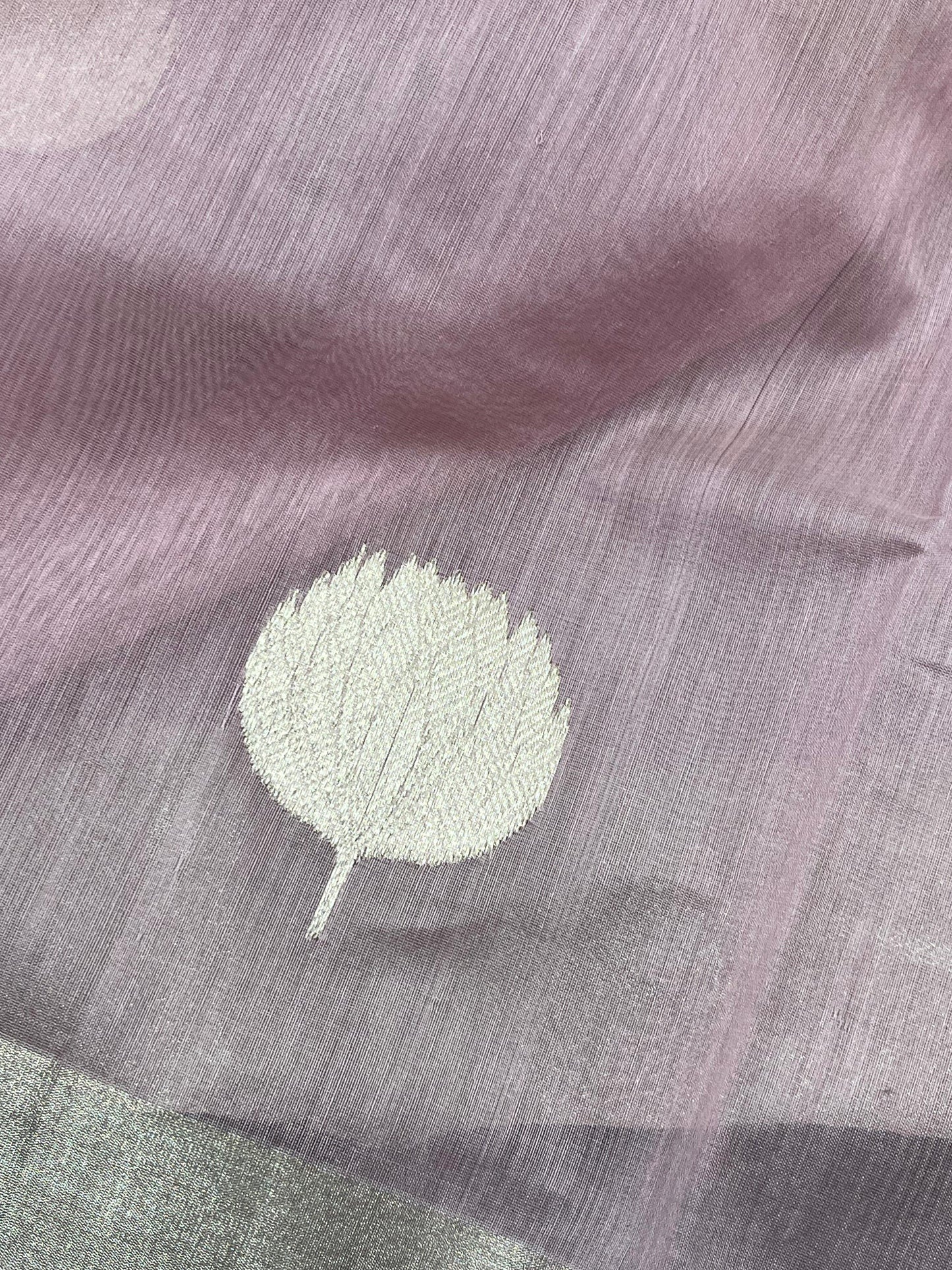 PINK COTTON PURE HANDLOOM CHANDERI SAREE