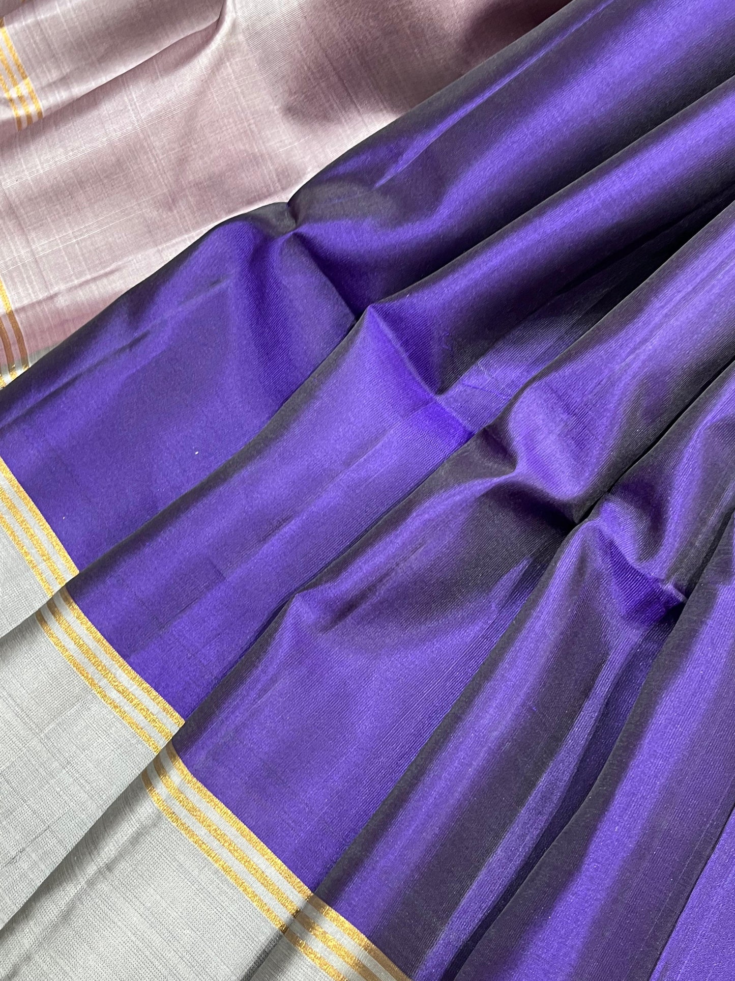 ROYAL BLUE SILK PURE HANDLOOM KANJIVARAM SAREE