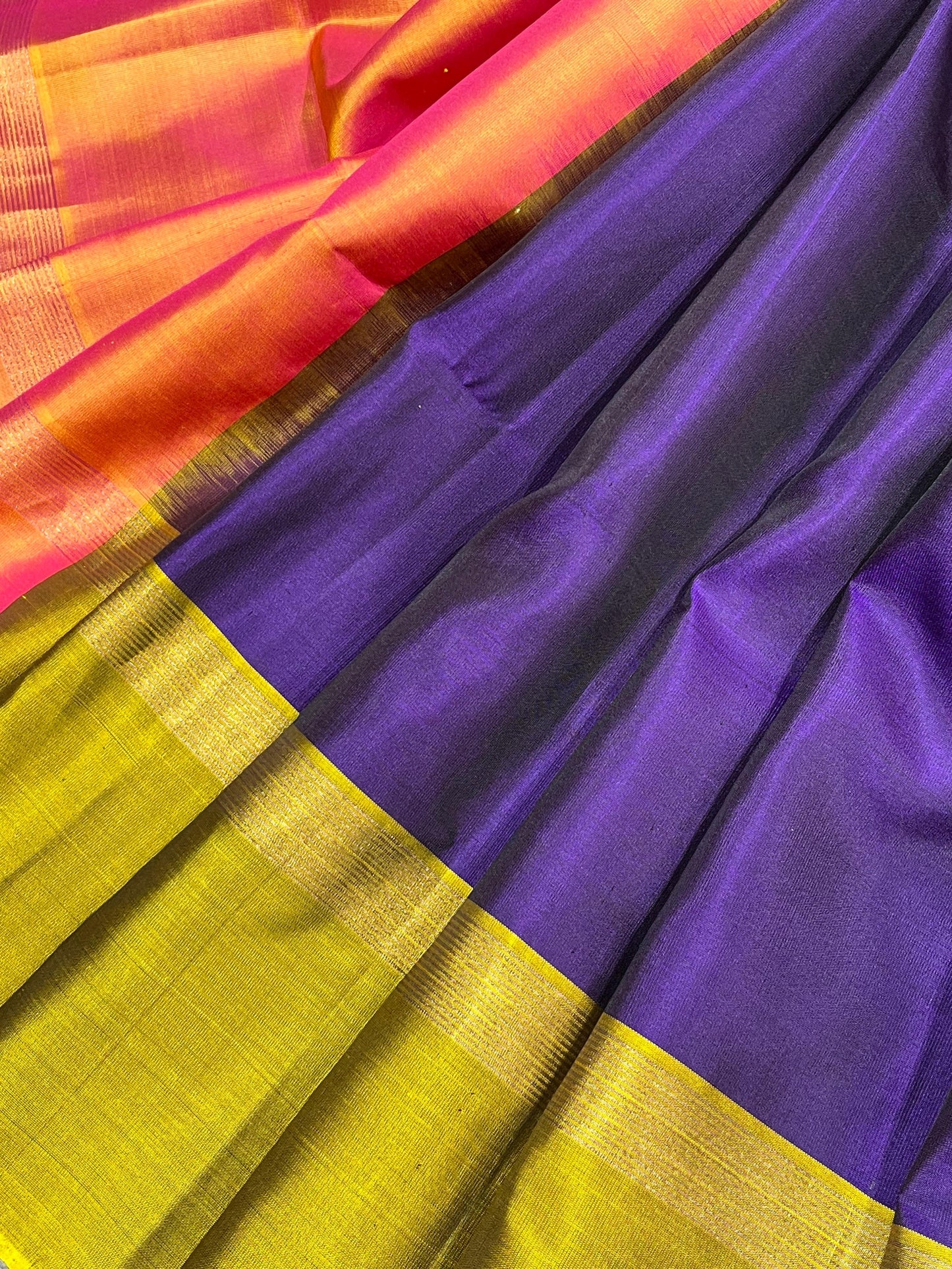 ROYAL BLUE SILK PURE HANDLOOM KANJIVARAM SAREE