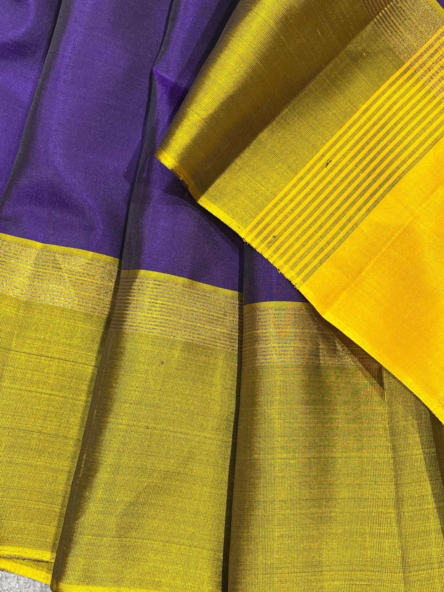 ROYAL BLUE SILK PURE HANDLOOM KANJIVARAM SAREE