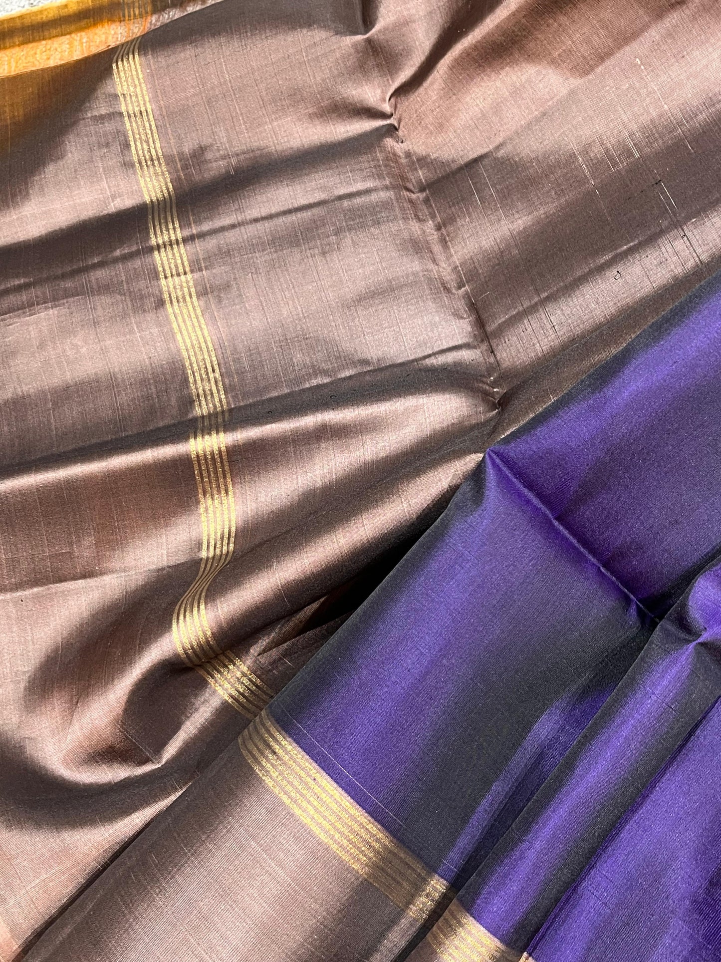 ROYAL BLUE SILK PURE HANDLOOM KANJIVARAM SAREE