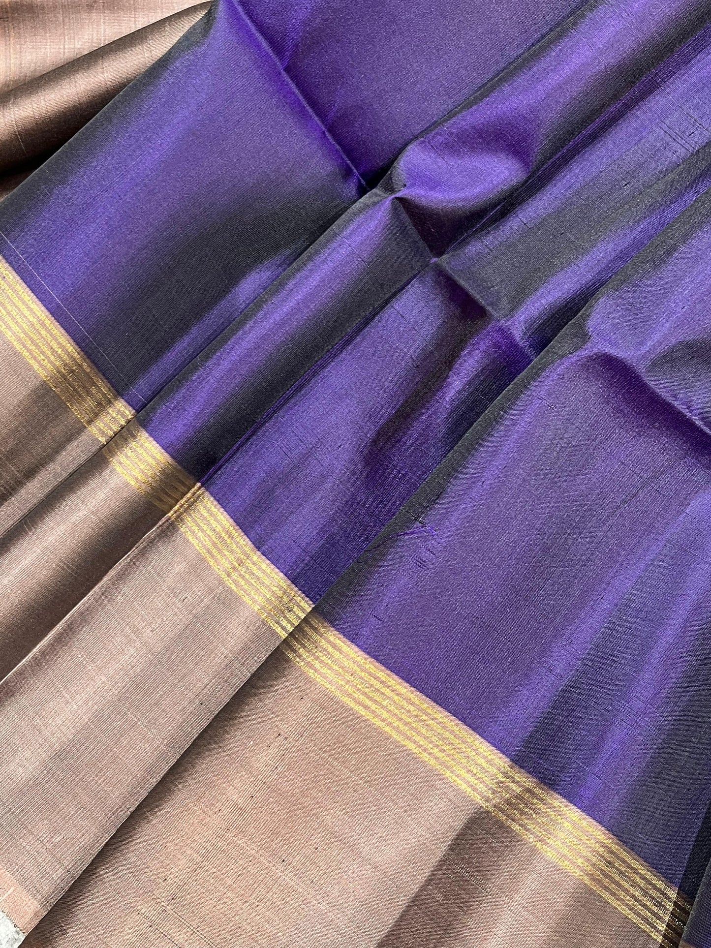 ROYAL BLUE SILK PURE HANDLOOM KANJIVARAM SAREE
