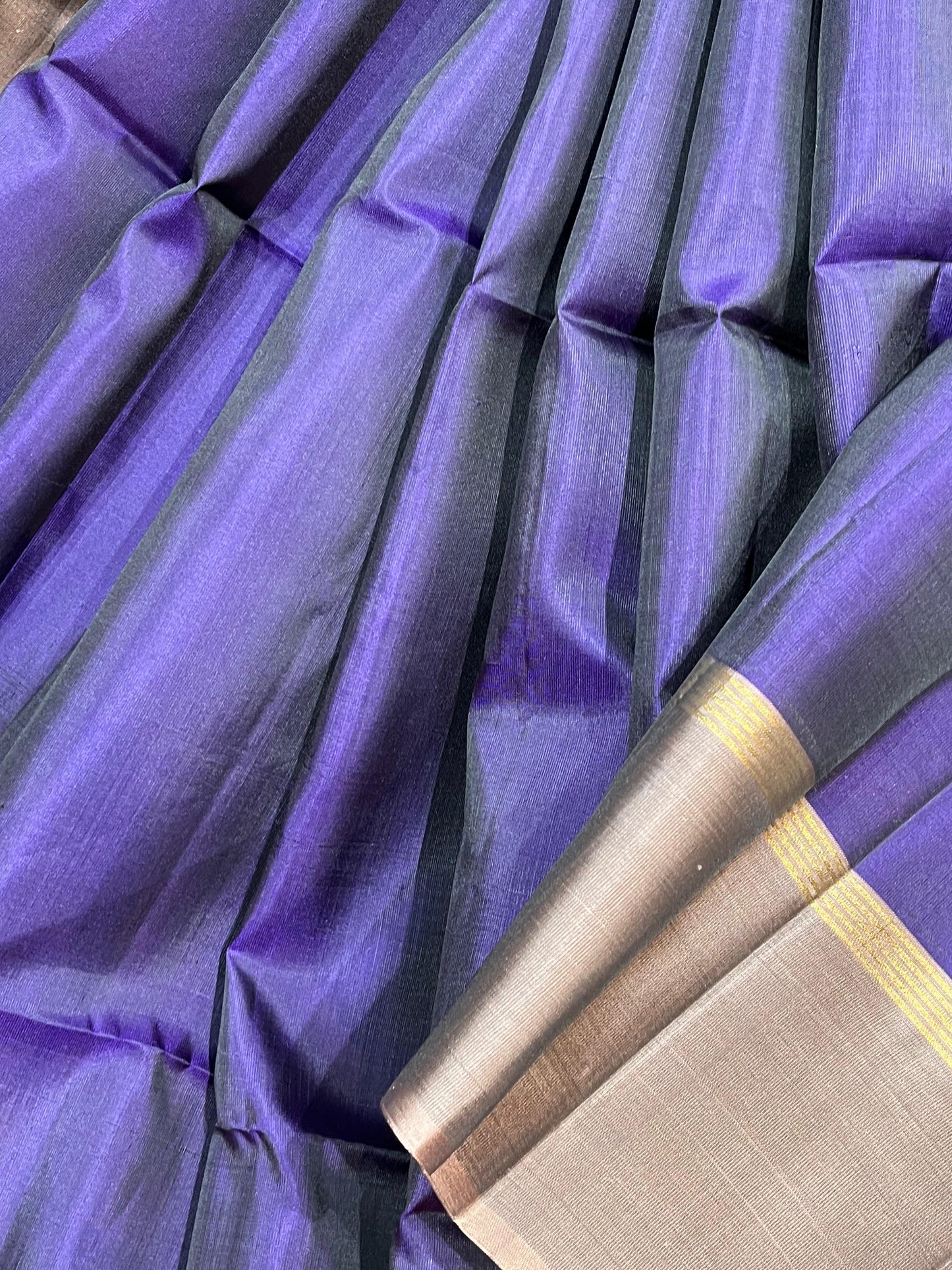 ROYAL BLUE SILK PURE HANDLOOM KANJIVARAM SAREE