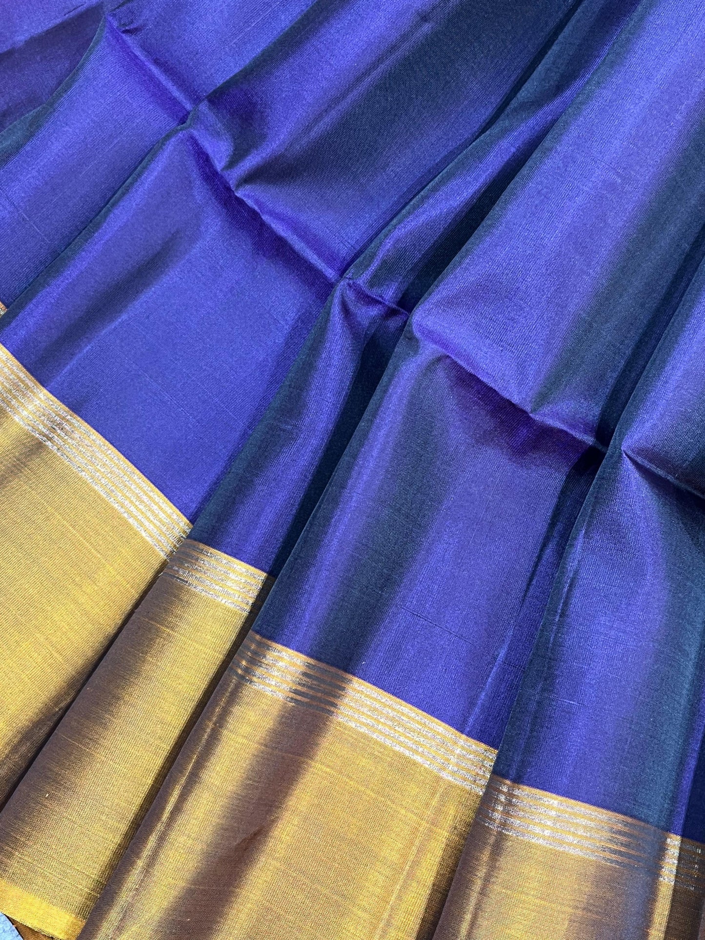 PURPLE SILK PURE HANDLOOM KANJIVARAM SAREE