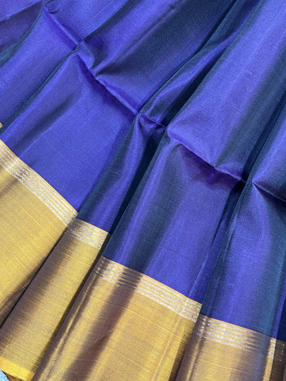 PURPLE SILK PURE HANDLOOM KANJIVARAM SAREE