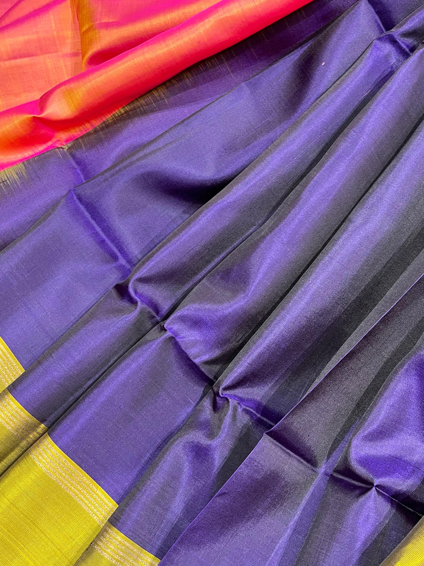 ROYAL BLUE SILK PURE HANDLOOM KANJIVARAM SAREE